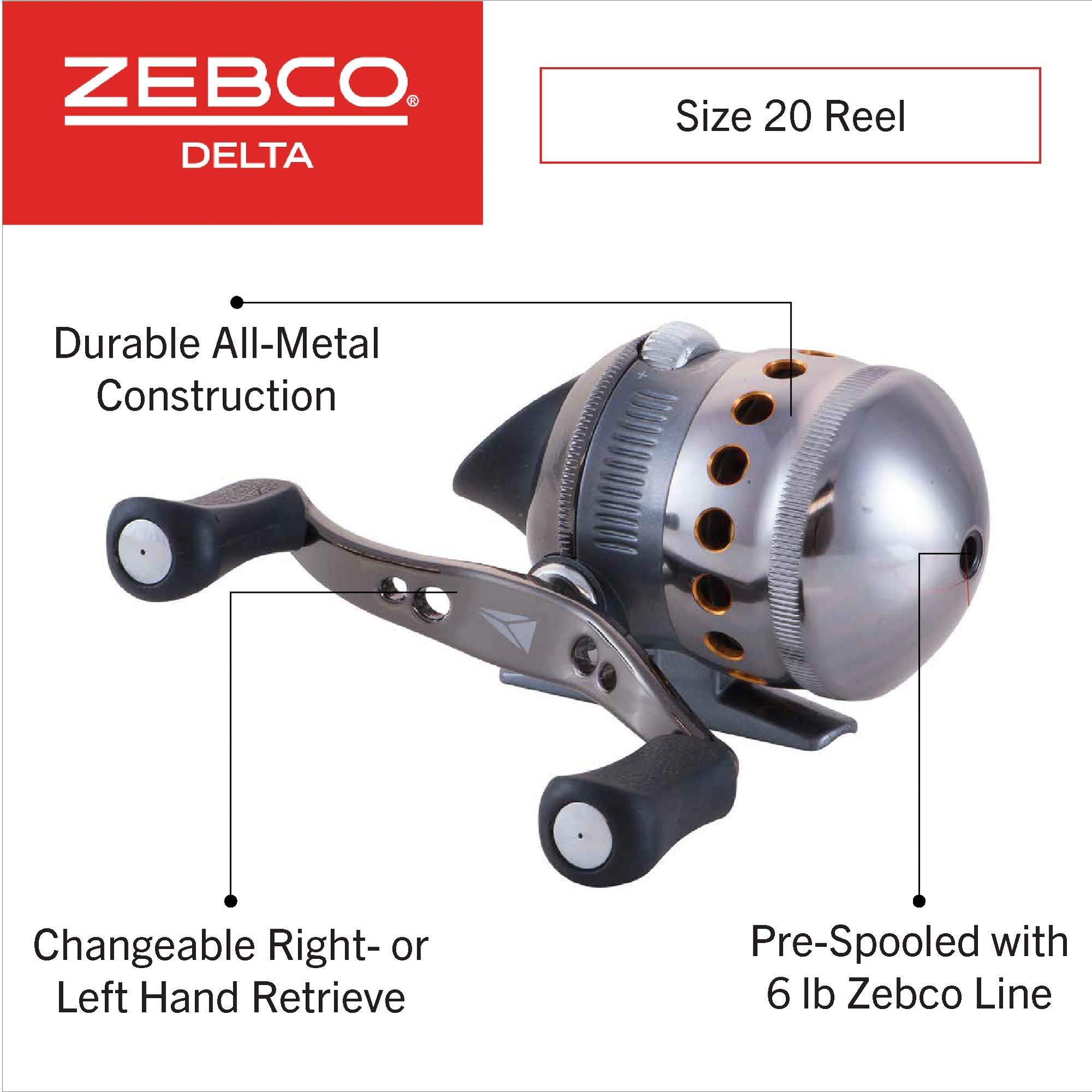 Amazon | Zebco ゼブコ Delta ZD2 Spincast Reel（並行輸入品